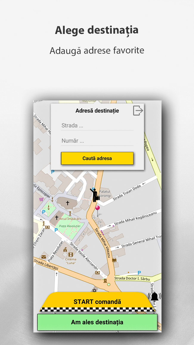 Smart Taxi Brayon Caransebes cauta locatie